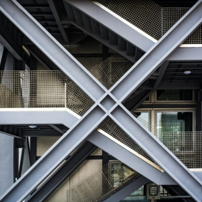 Empty black stairs in pedestrian subway. 3D Render Empty black stairs in pedestrian subway. 3D Render